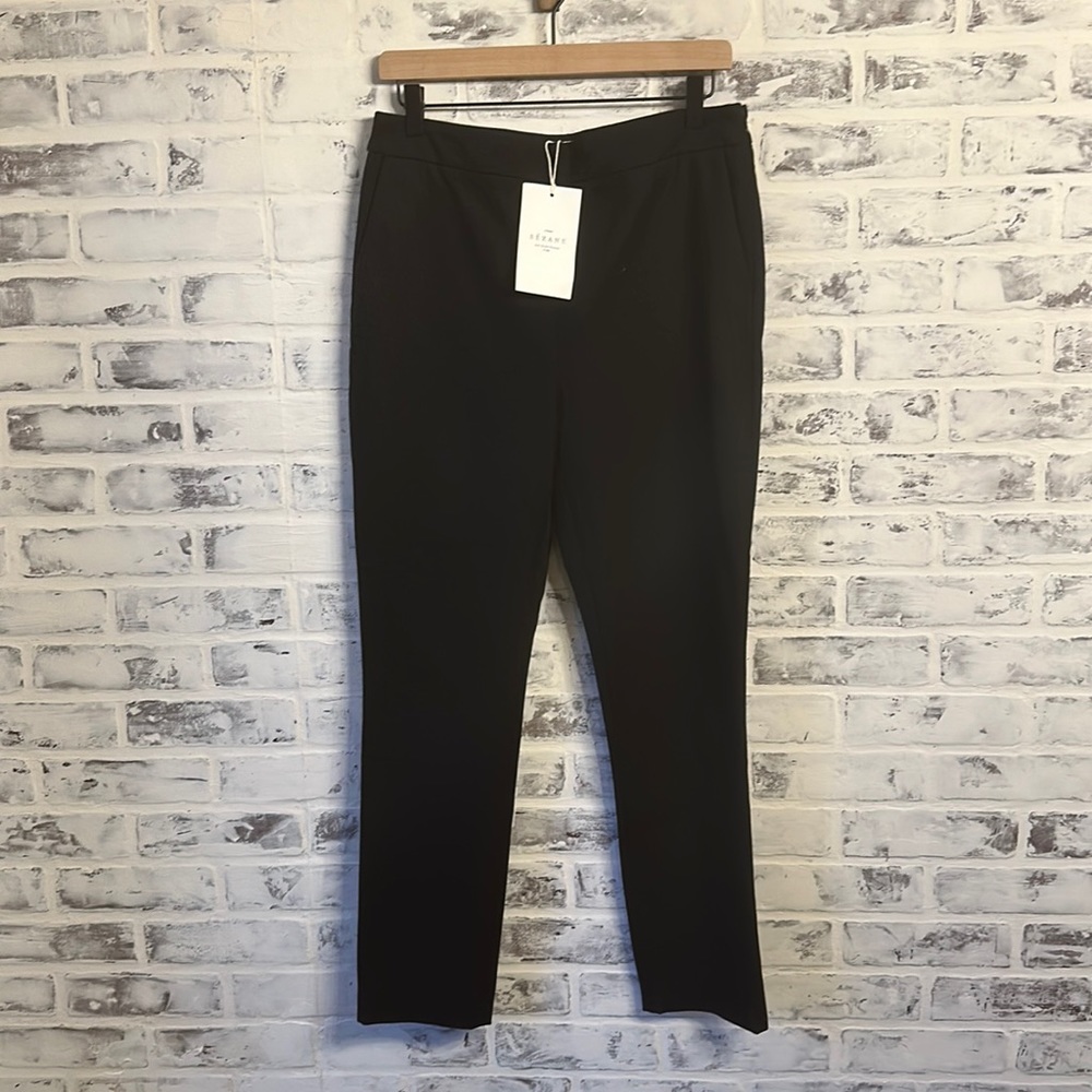 SEZANE NWT Clara Trousers Black